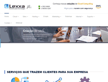 Tablet Screenshot of lexxa.com.br